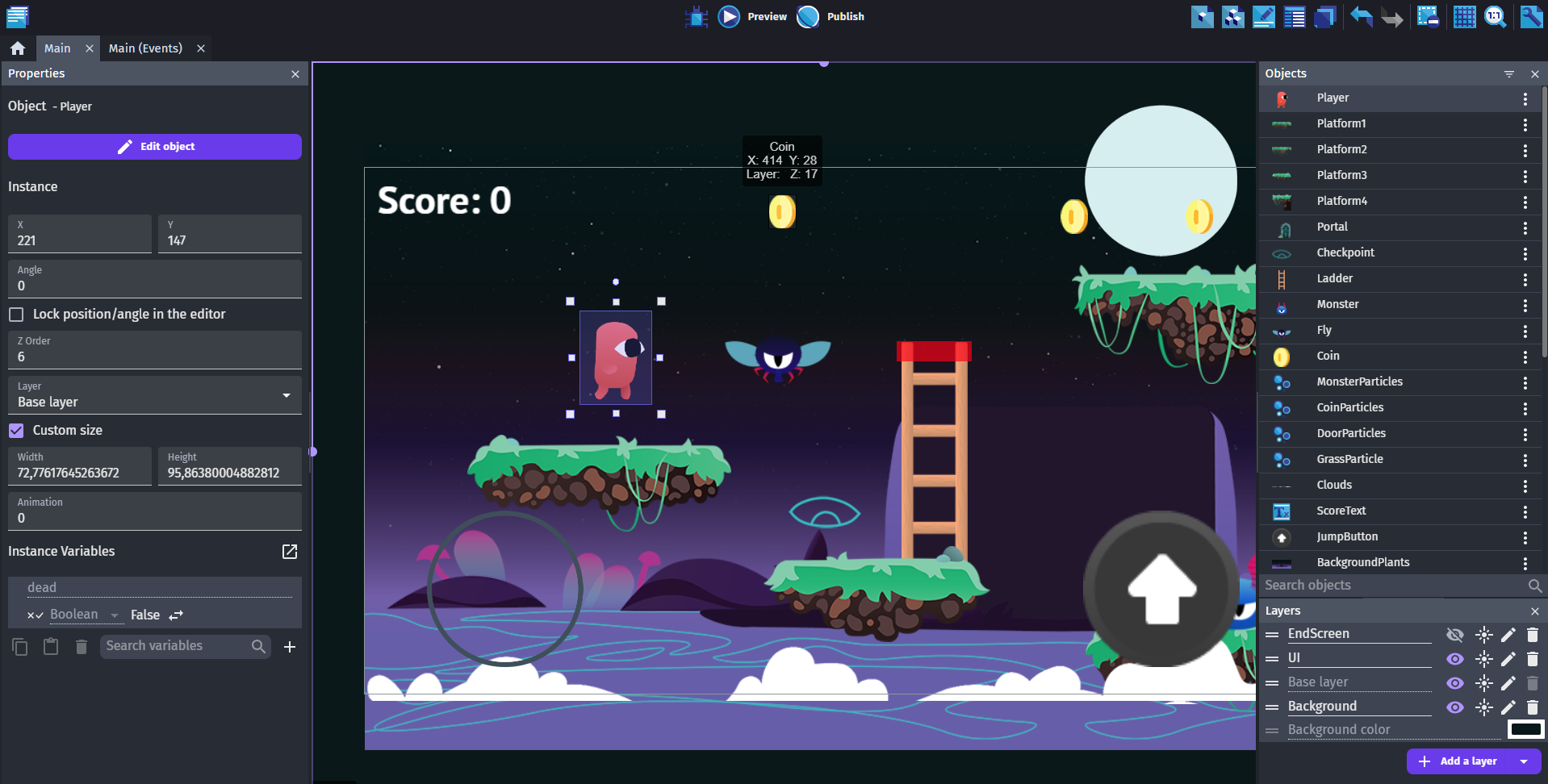 The open-source no-code world of GDevelop (if you miss browser Flash games,  this is keeping that dream alive!) 